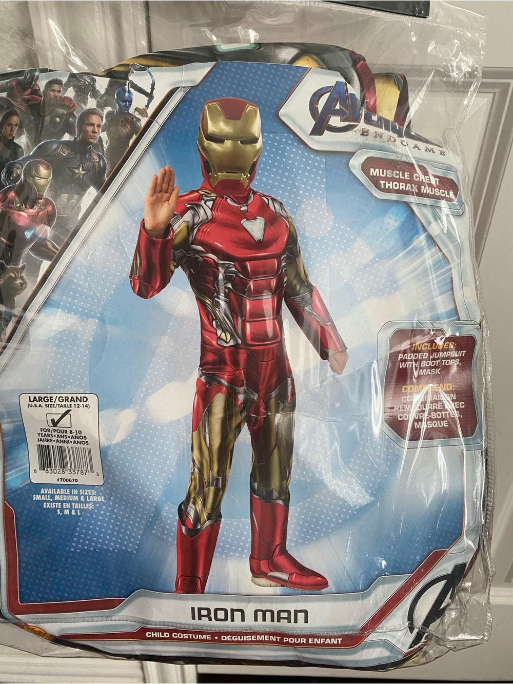 Marvel Iron Man Kids Costume - Red, Gold